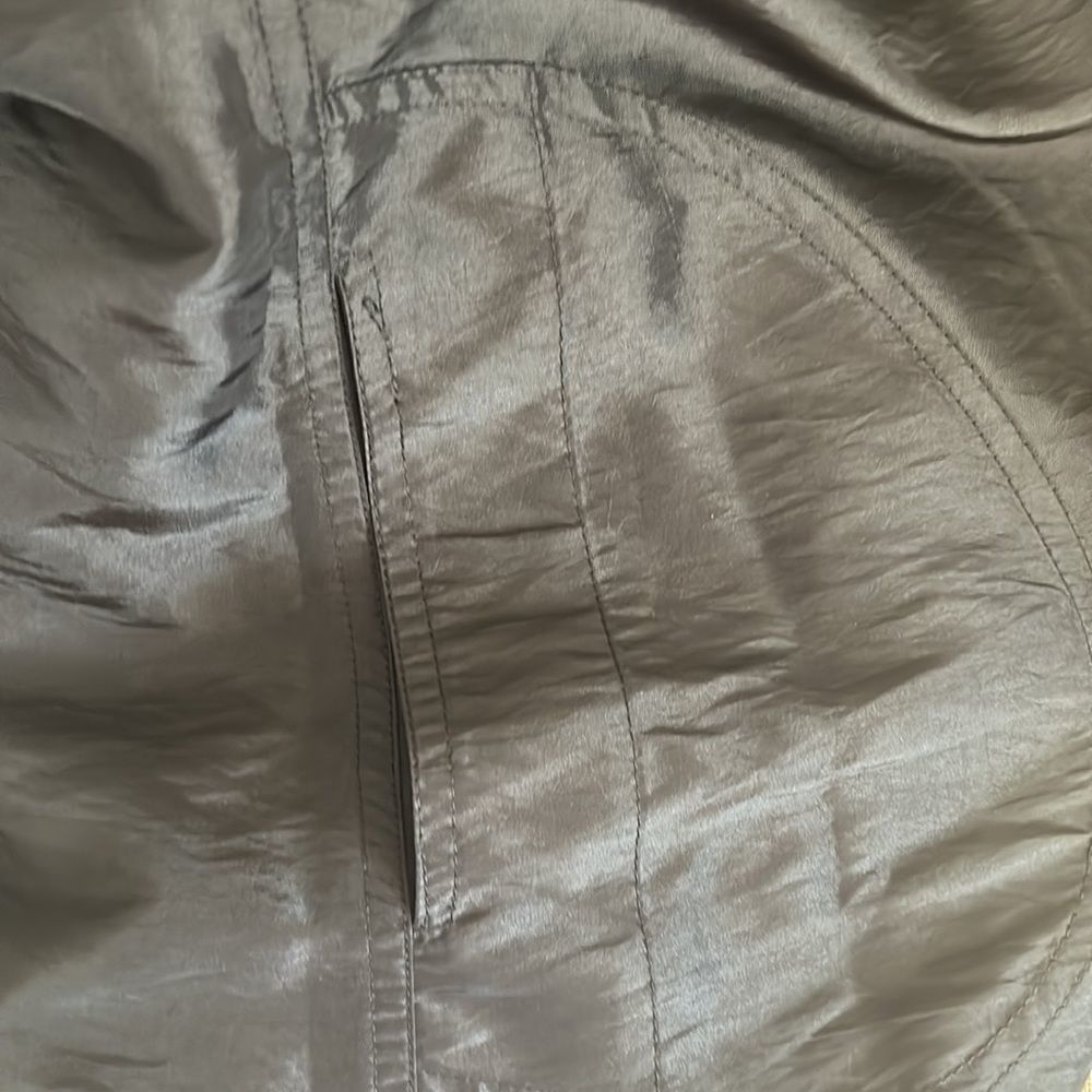 Silver and black Women's  hoodie  reversible coat vintage - Picture 10 of 10